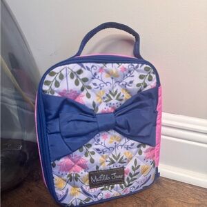 Matilda Jane Floral Bag with Blue and Pink Accents